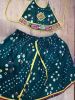 Kids Costumes to Hire - Indian - Traditional - GREEN Top & Skirt  - GIRL